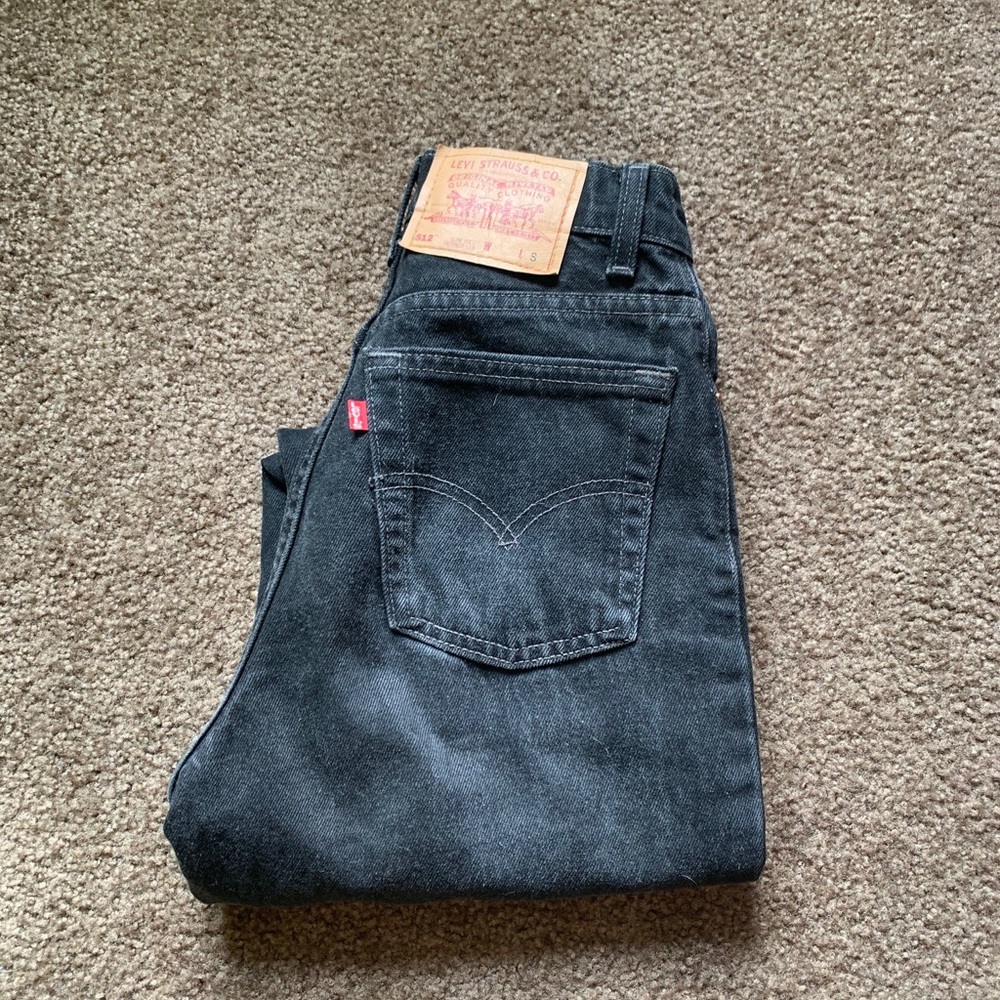 Levi’s 512 black jeans!